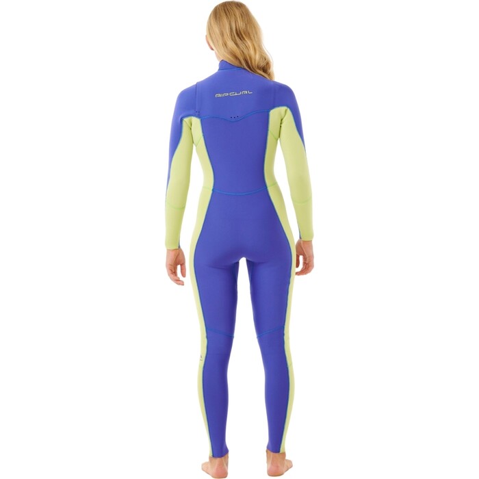 2024 Rip Curl Mujer Dawn Patrol Performance 3/2mm Chest Zip Neopreno 154WFS - Wild Berry